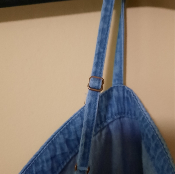 Vintage Denim Summer Short  Dress..Size Medium - Picture 8 of 13